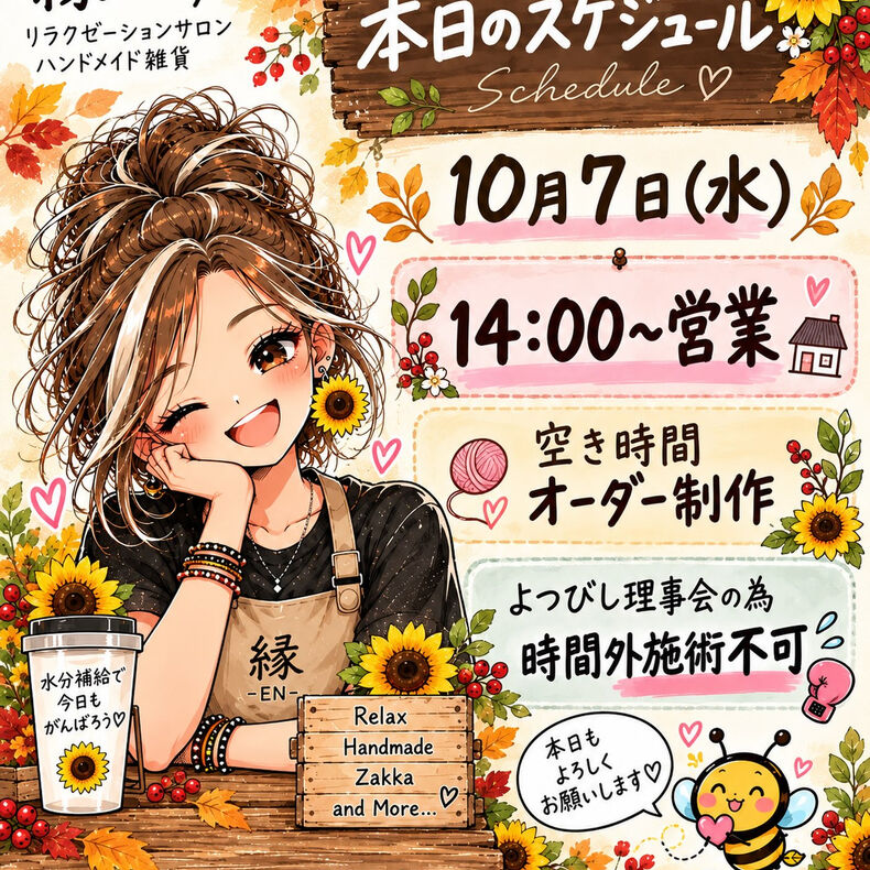 画像4556：本日のスケジュール
